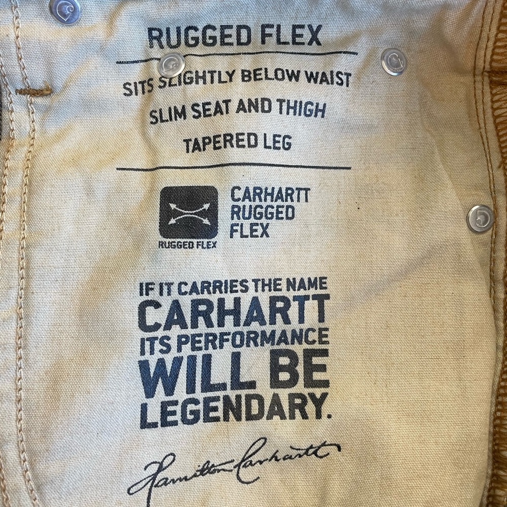 Carhartt Mens Full Swing Straight Tapered Jean 34X34 - Picture 7 of 11